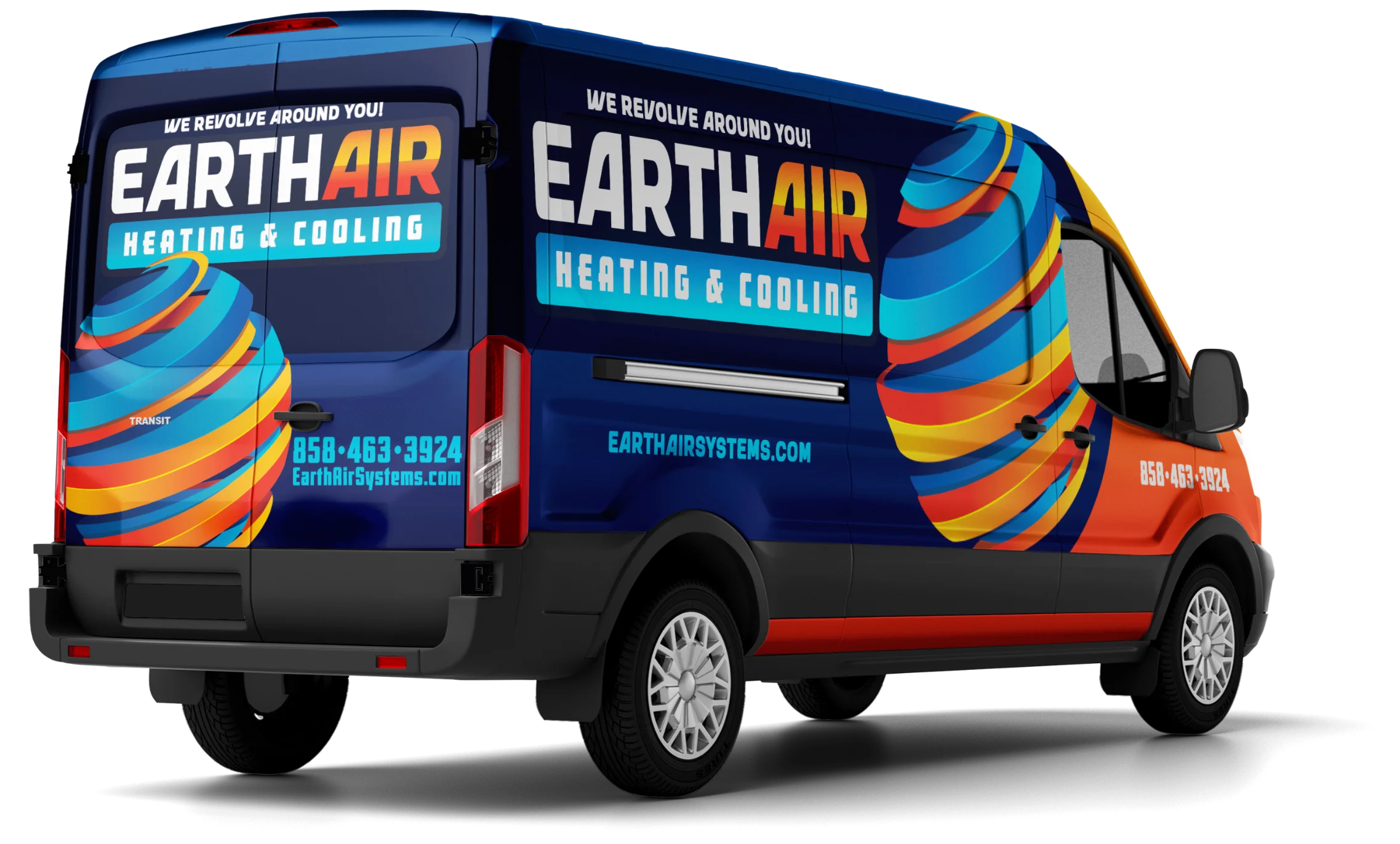 Earth Air Heating & Cooling service van