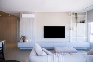 AC blowing warm air inside a San Diego home living room